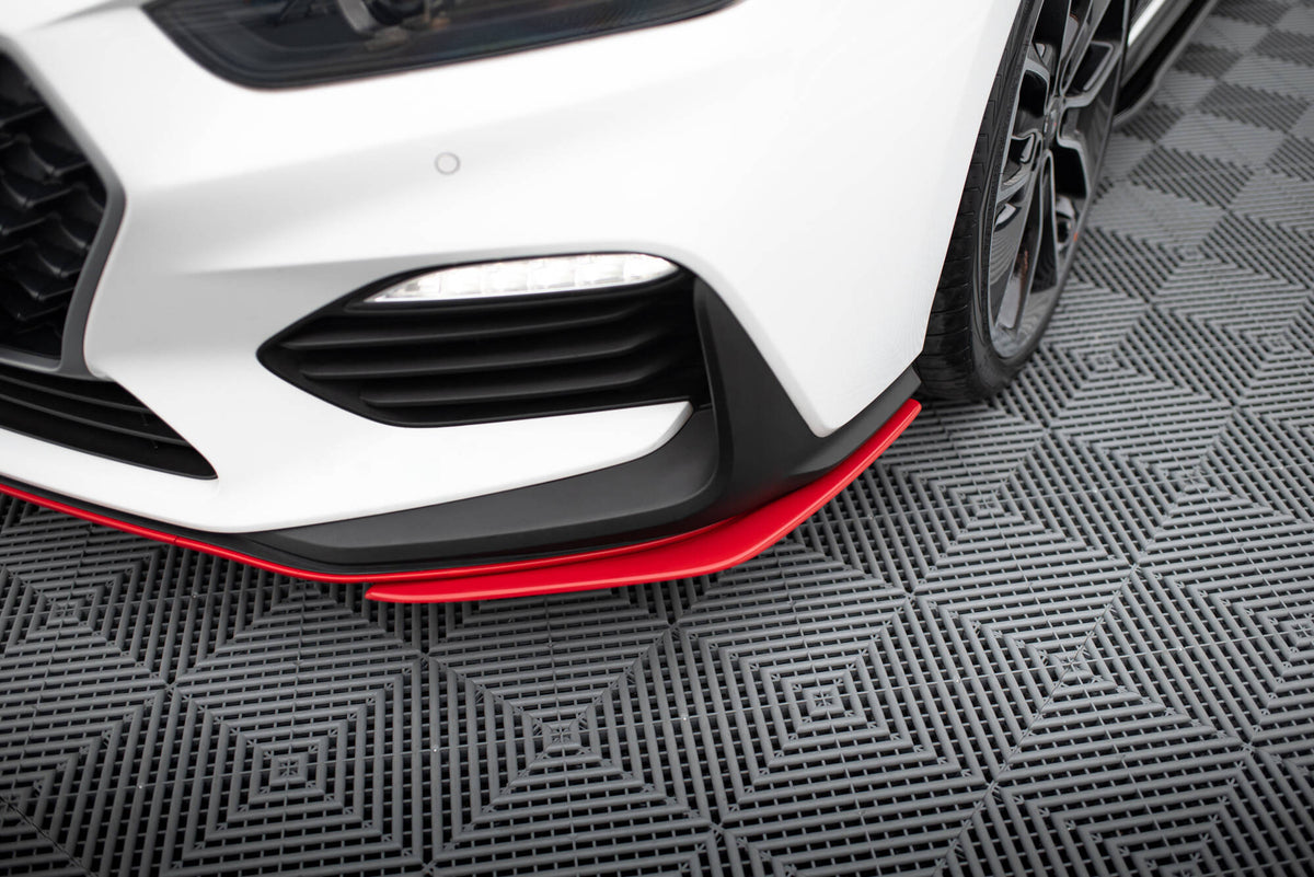 Street+ Spoilerlippe Front Ansatz passend fürs Hyundai I30 N Mk3 Hatchback / Fastback – Ansicht 4