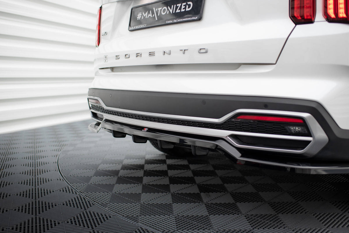 Street+ Mittlerer Diffusor RACE passend für Kia Sorento Mk4 schwarz Hochglanz – Ansicht 7