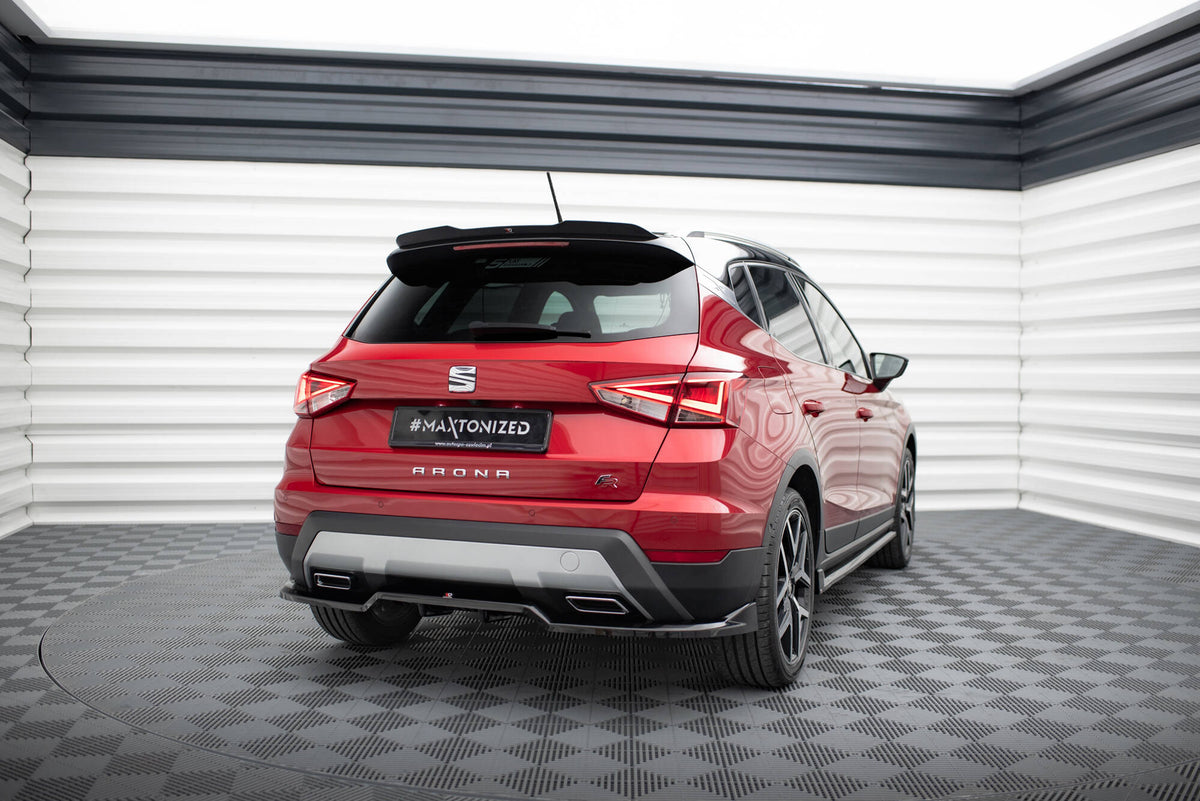 Street+ Mittlerer Diffusor RACE passend für Seat Arona FR Mk1 schwarz Hochglanz – Ansicht 1