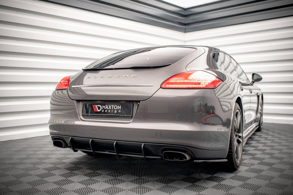Heckspoiler Lippe Porsche Panamera / Panamera Diesel 970 schwarz Hochglanz – Ansicht 3