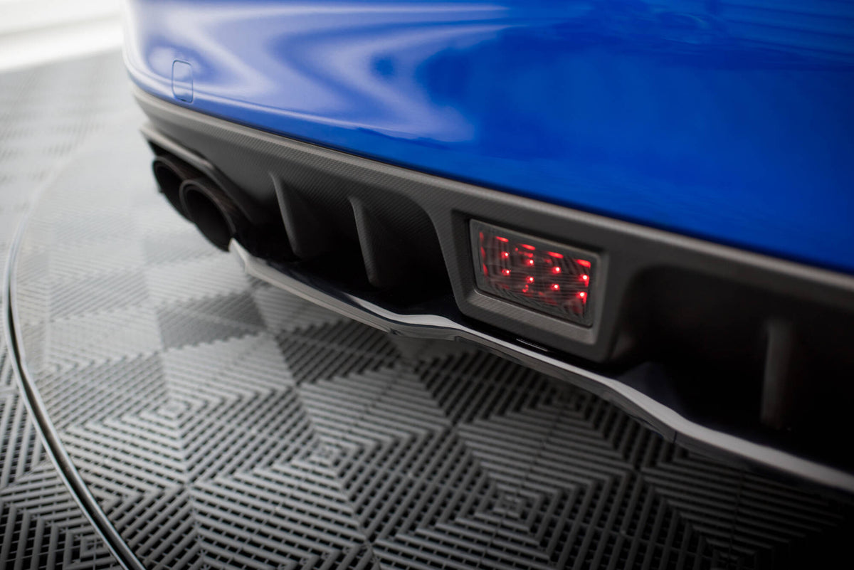Heckansatz V.2 Subaru WRX STI Mk1 schwarz Hochglanz – Ansicht 1
