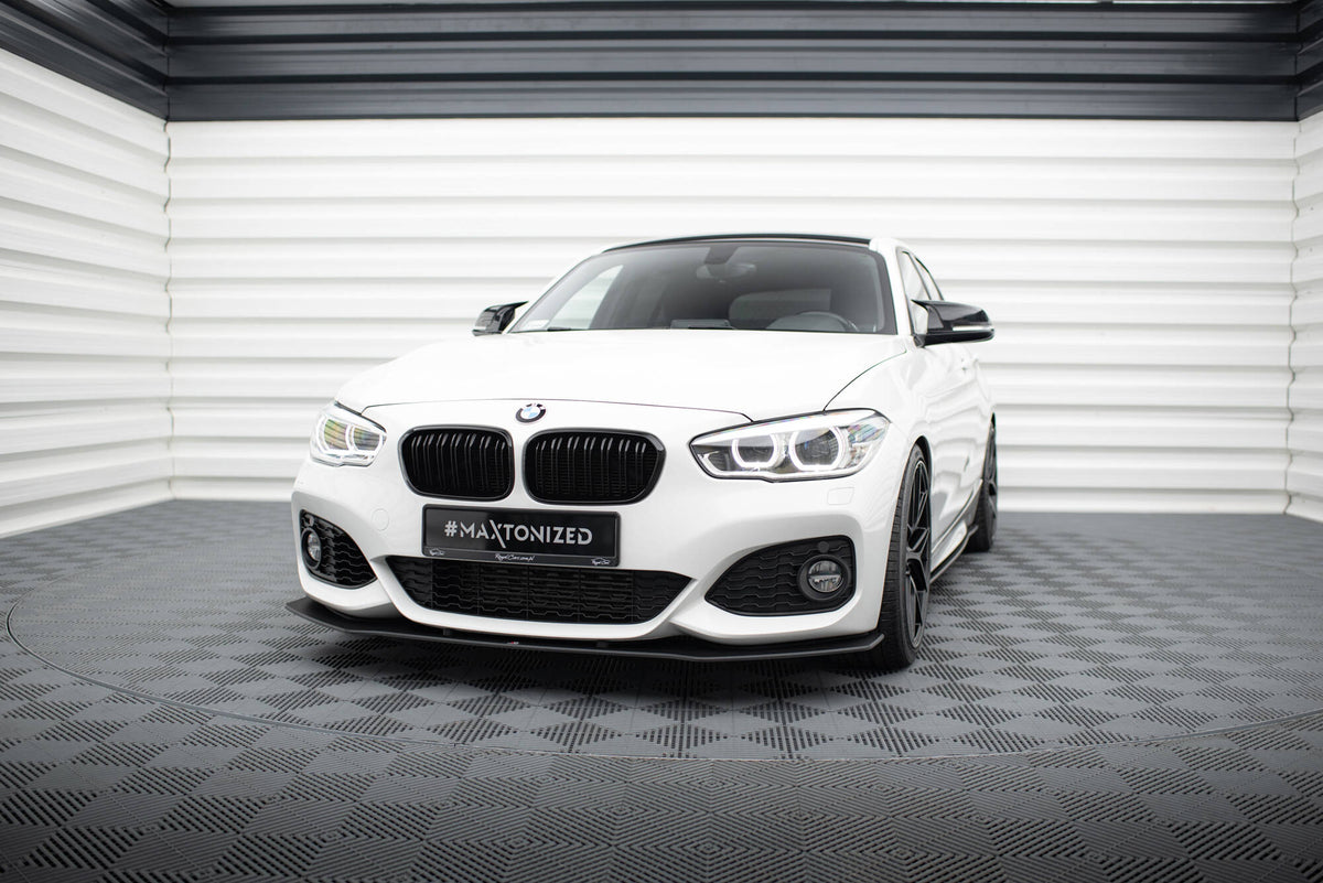 Street Pro Street+ Spoilerlippe Front Ansatz passend für V.3 passend für BMW 1er F20 M-Paket Facelift / M140i – Ansicht 3