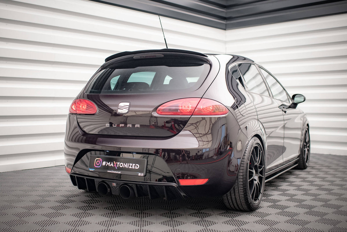 Heckspoiler Lippe Seat Leon Cupra / FR Mk2 schwarz Hochglanz – Ansicht 1