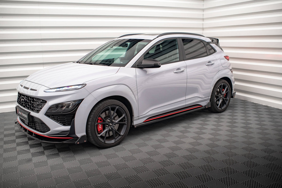 Street+ Seitenschweller Leisten passend für V.1 + Flaps passend für Hyundai Kona N Mk1 – Ansicht 3