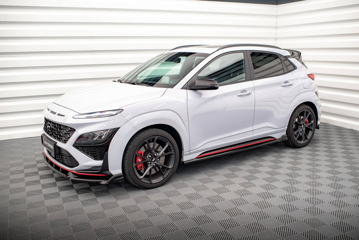 Street+ Seitenschweller Leisten passend für V.1 + Flaps passend für Hyundai Kona N Mk1 – Ansicht 8