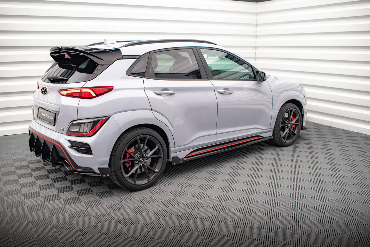 Street+ Seitenschweller Leisten passend für V.1 + Flaps passend für Hyundai Kona N Mk1 – Ansicht 1