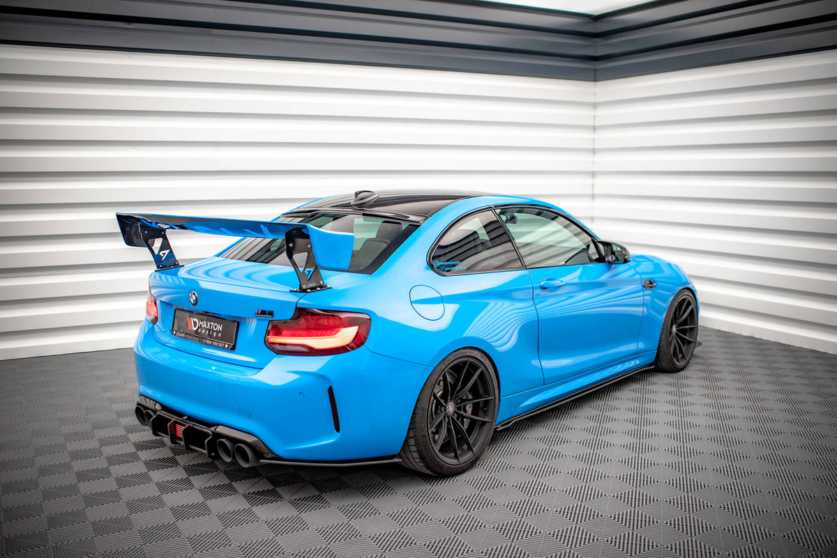 Heckscheiben Spoiler passend für BMW M2 F87 schwarz Hochglanz – Ansicht 6