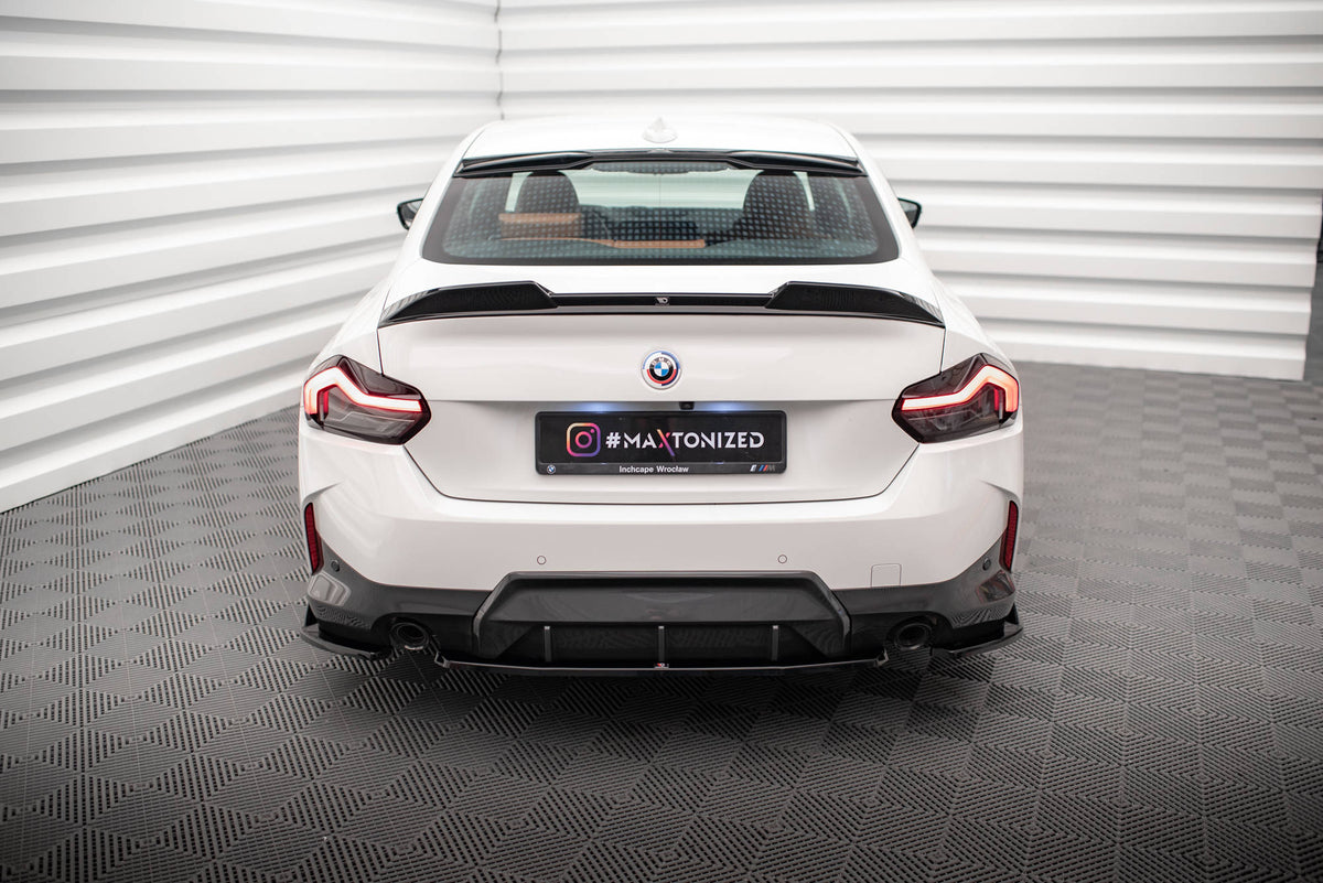 Heckansatz BMW 2 Coupe M-Paket G42 schwarz Hochglanz – Ansicht 1