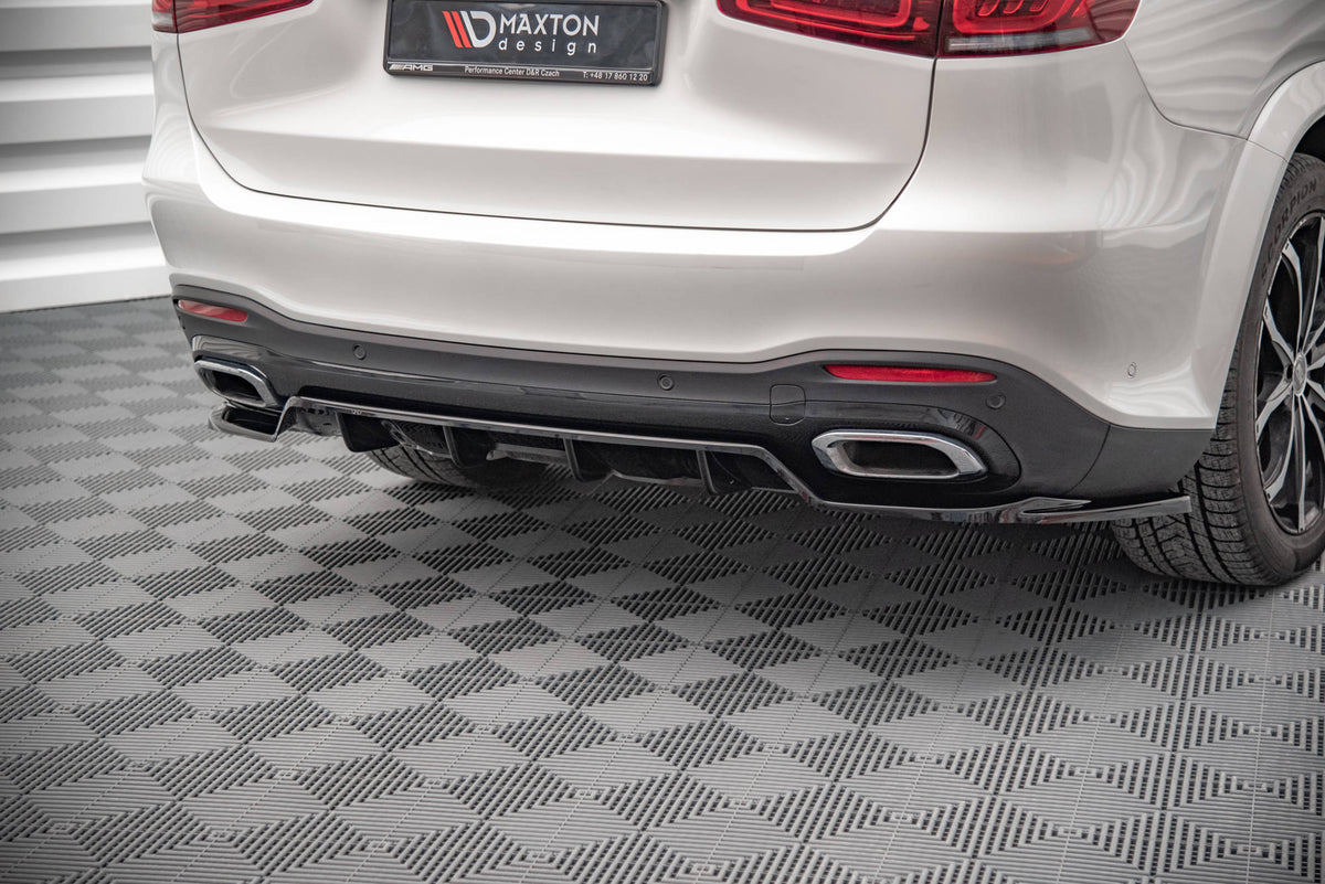 Street+ Mittlerer Diffusor RACE passend für V.1 Mercedes-Benz GLS AMG-Line X167 schwarz Hochglanz – Ansicht 5