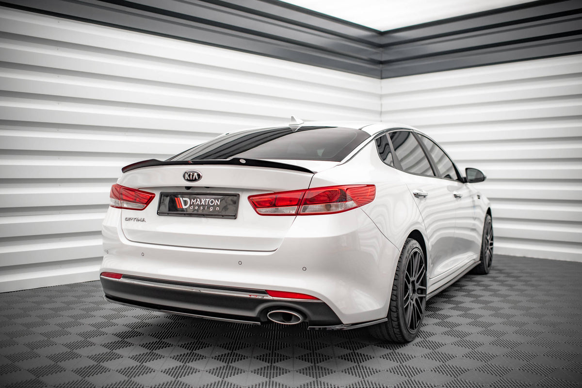 Heckspoiler Lippe Kia Optima Mk4 schwarz Hochglanz – Ansicht 3