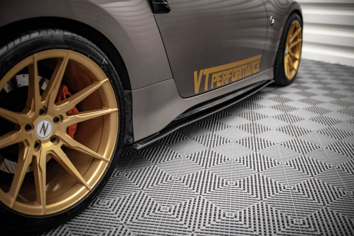 Street Pro Street+ Seitenschweller Leisten passend für Nissan 370Z Nismo Facelift – Ansicht 1