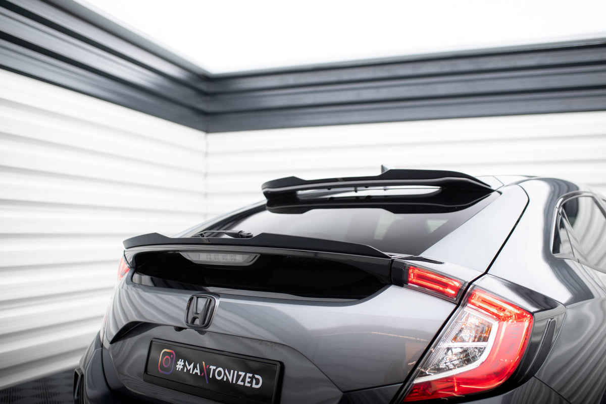 Niedriger Heckspoiler Lippe Honda Civic Sport Mk 10 schwarz Hochglanz – Ansicht 4