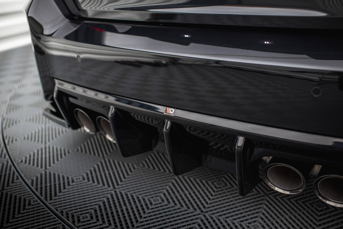 Diffusor Heck Ansatz V.1 passend für BMW M2 G87 schwarz Hochglanz – Ansicht 8