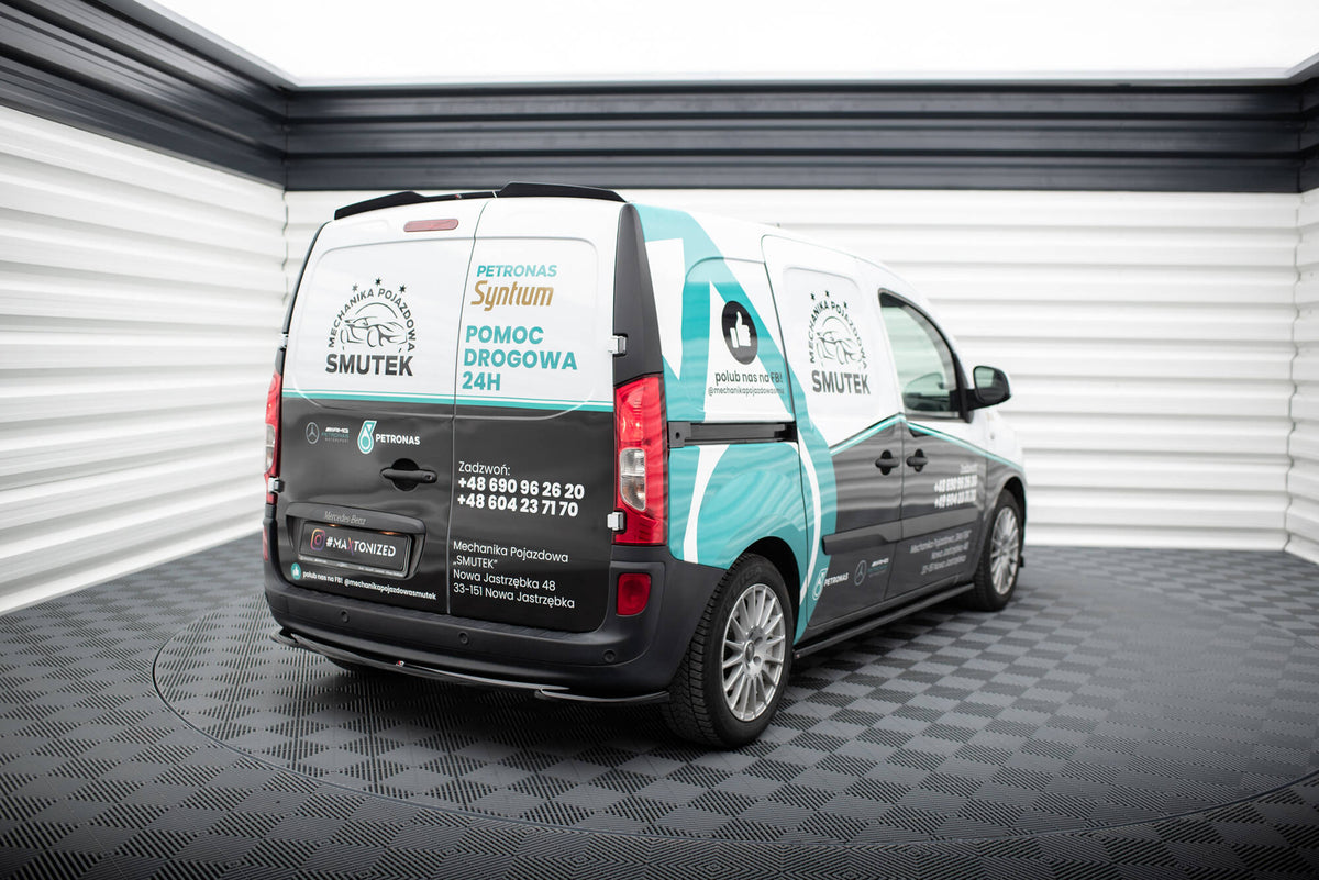 Heckspoiler Lippe Mercedes-Benz Citan Mk1 schwarz Hochglanz – Ansicht 1