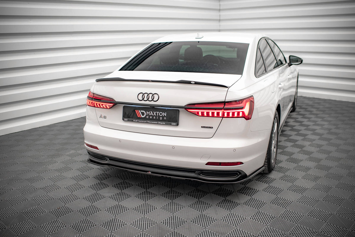 Heckansatz Audi A6 C8 schwarz Hochglanz – Ansicht 4