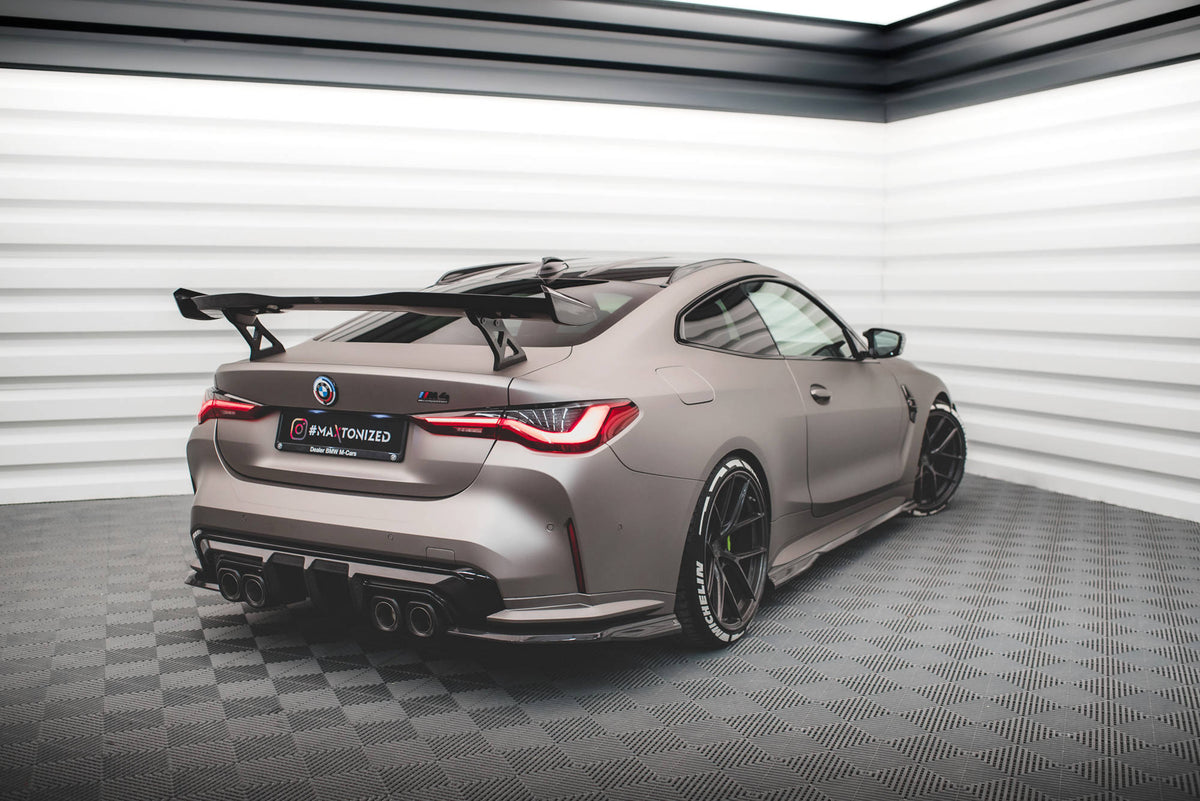 Prepreg Carbon Fiber Heck Ansatz Flaps Diffusor passend für BMW M4 G82 / G82 Facelift – Ansicht 7