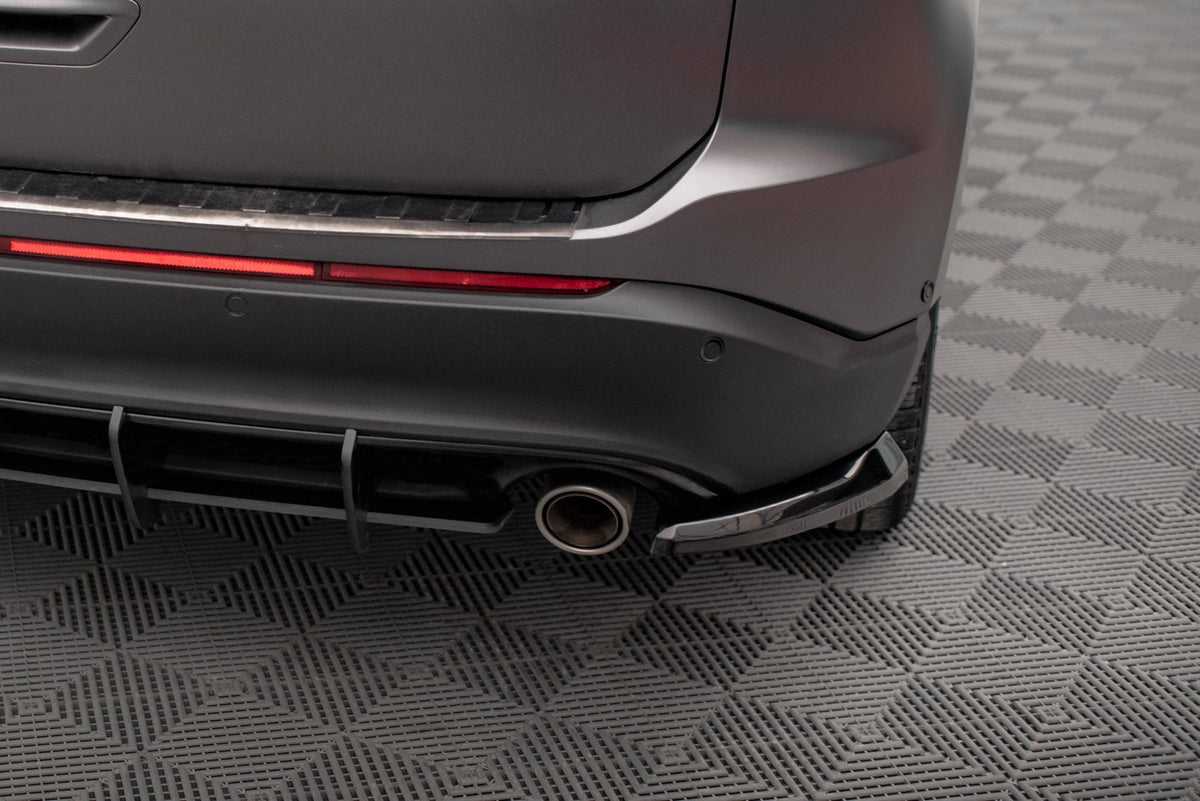 Heck Ansatz Flaps Diffusor V.1 passend für Ford Edge Mk2 schwarz Hochglanz – Ansicht 4