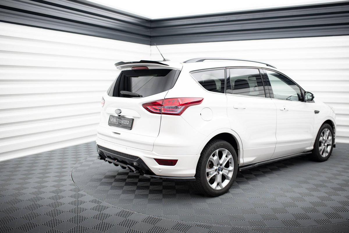 Street+ Mittlerer Diffusor RACE passend für Ford Kuga ST-Line Mk2 Facelift schwarz Hochglanz – Ansicht 1