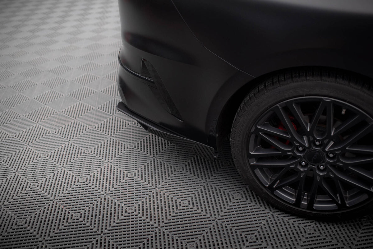 Hintere Seiten Flaps passend für Kia Proceed GT Mk1 Facelift schwarz Hochglanz – Ansicht 4