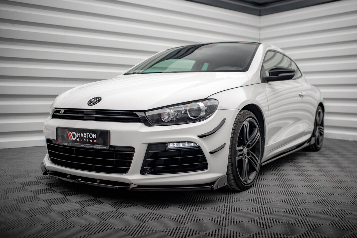 Street+ Spoilerlippe Front Ansatz V.3 + Flaps passend für VW Scirocco R Mk3 – Ansicht 5