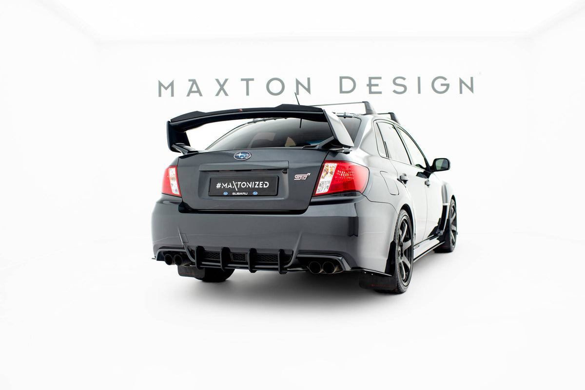 Street Pro Heck Ansatz Flaps Diffusor passend für Subaru Impreza WRX STI Mk3 Facelift – Ansicht 1