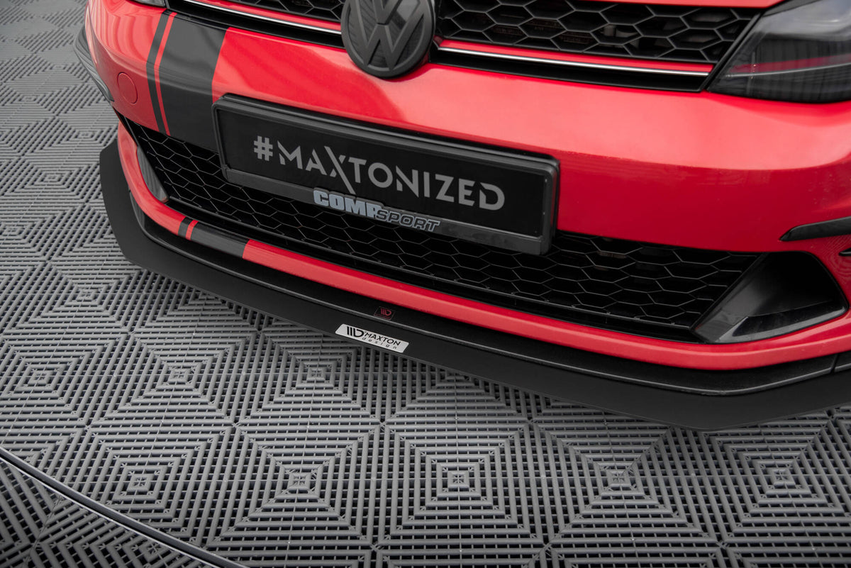 Racing Street+ Spoilerlippe Front Ansatz passend für VW GOLF 7 GTI CLUBSPORT – Ansicht 2