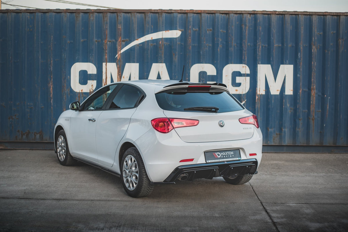 Diffusor Heck Ansatz passend für Alfa Romeo Giulietta (Einzelauspuff li.) – Ansicht 5
