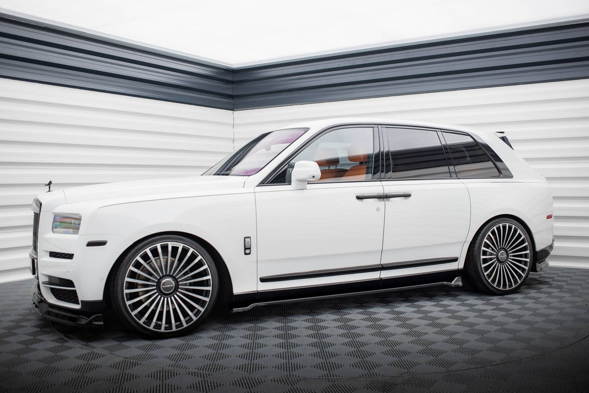 Street+ Seitenschweller Leisten passend für Rolls Royce Cullinan schwarz Hochglanz – Ansicht 1
