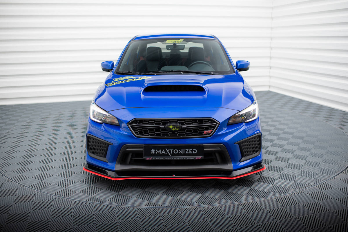 Street+ Spoilerlippe Front Ansatz V.2 passend für Subaru WRX STI Mk1 Facelift – Ansicht 4