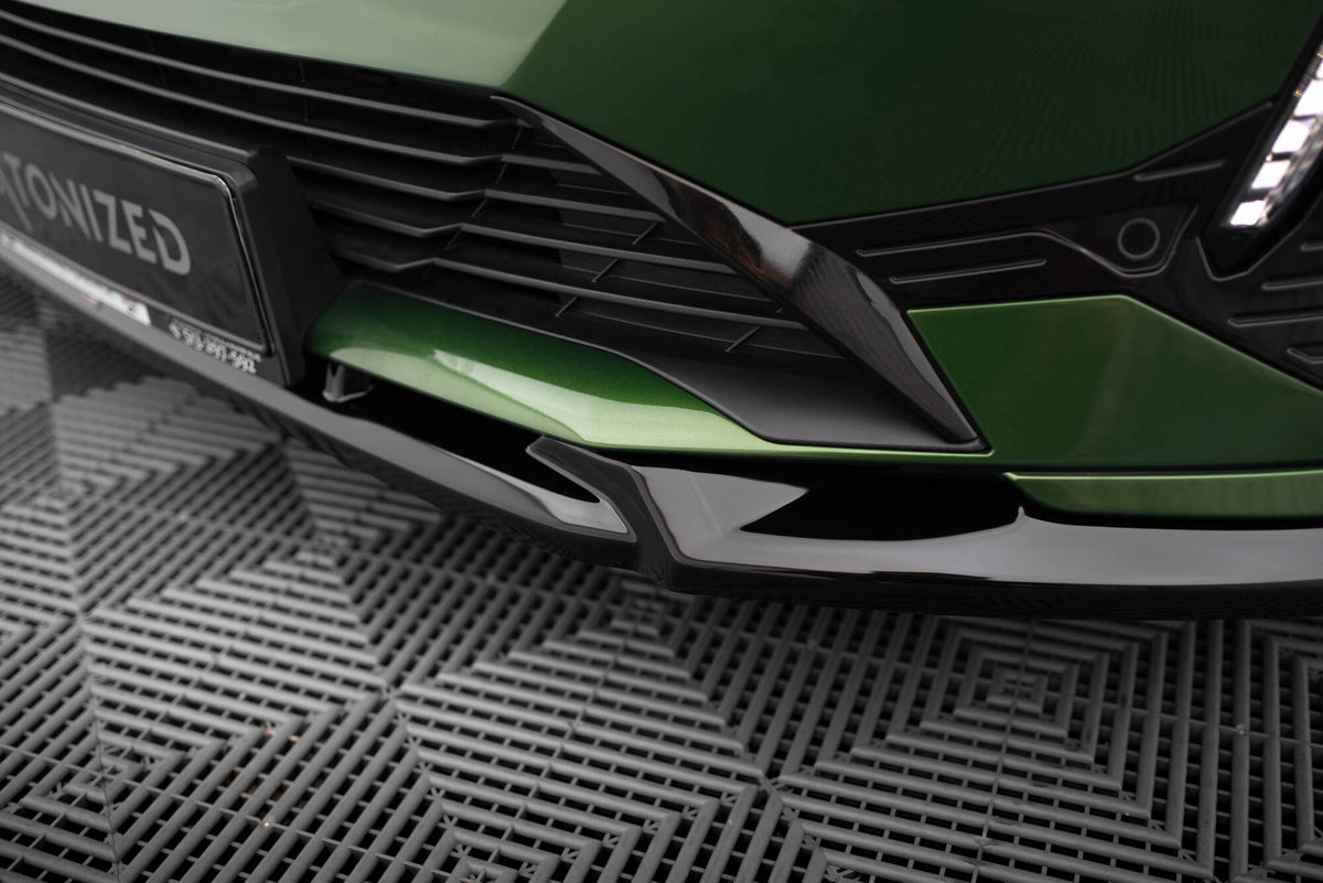 Street+ Spoilerlippe Front Ansatz passend für Peugeot 308 GT Mk3 schwarz Hochglanz – Ansicht 6