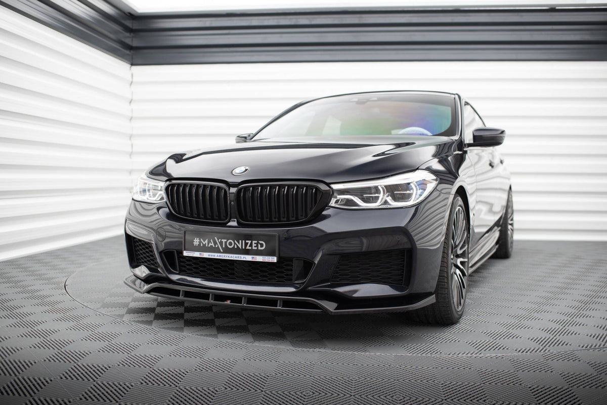 Street+ Spoilerlippe Front Ansatz passend für BMW 6er GT M-Paket G32 schwarz Hochglanz – Ansicht 3