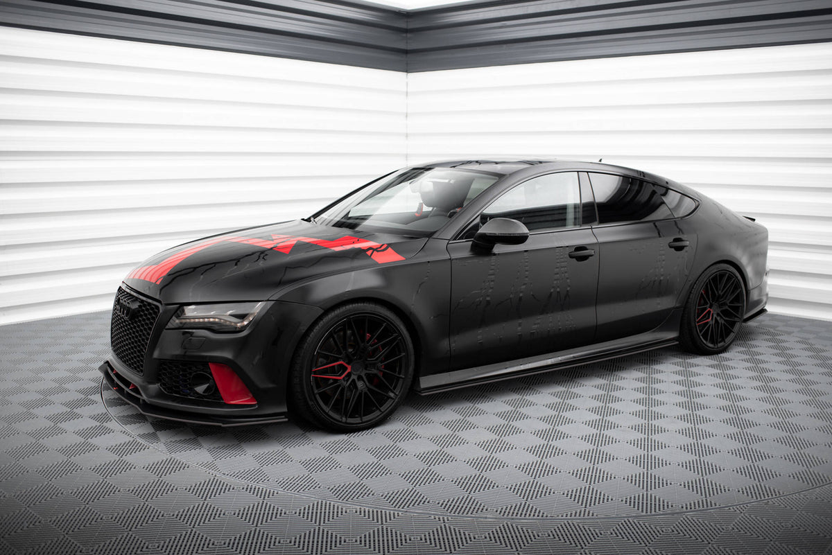 Street Pro Street+ Spoilerlippe Front Ansatz passend für Audi A7 RS7 Look C7 – Ansicht 5