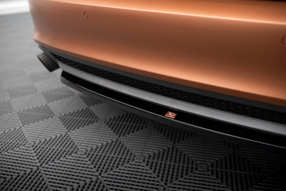 Heckansatz Audi A7 S-Line C7 schwarz Hochglanz – Ansicht 3