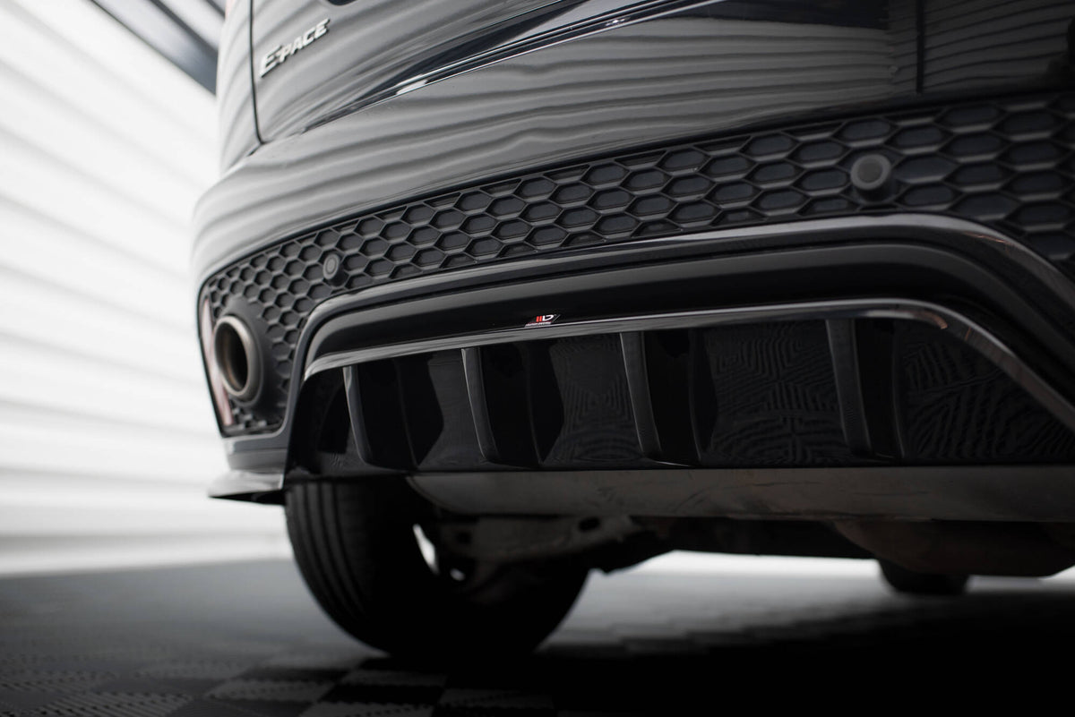 Street+ Mittlerer Diffusor RACE passend für Jaguar E-Pace R-Dynamic Mk1 schwarz Hochglanz – Ansicht 5