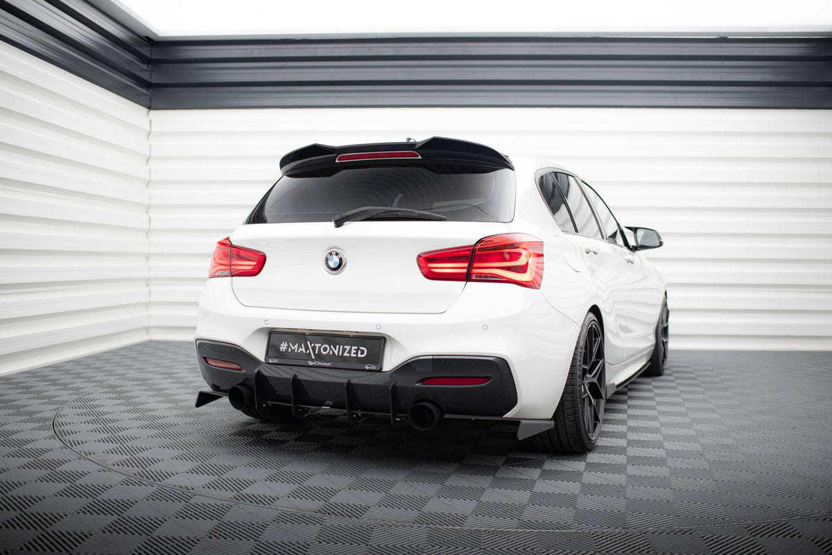 BMW 1er F20/F21 M-POWER FACELIFT - Diffusor Heck Ansatz passend für Heckschürze V.1 passend für – Ansicht 3