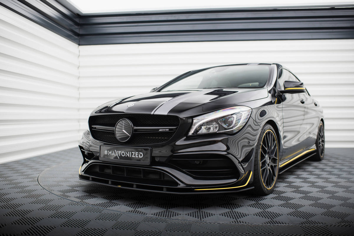 Street Pro Street+ Spoilerlippe Front Ansatz passend für Mercedes-AMG CLA 45 Aero C117 Facelift – Ansicht 4
