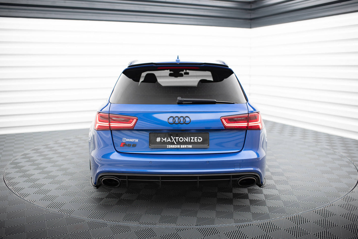 Heckspoiler Lippe V.1 Audi RS6 C7 / C7 Facelift schwarz Hochglanz – Ansicht 1
