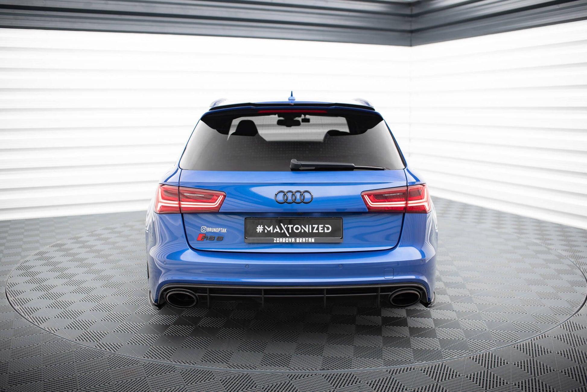 Heckspoiler Lippe V.1 Audi RS6 C7 / C7 Facelift schwarz Hochglanz – Ansicht 1