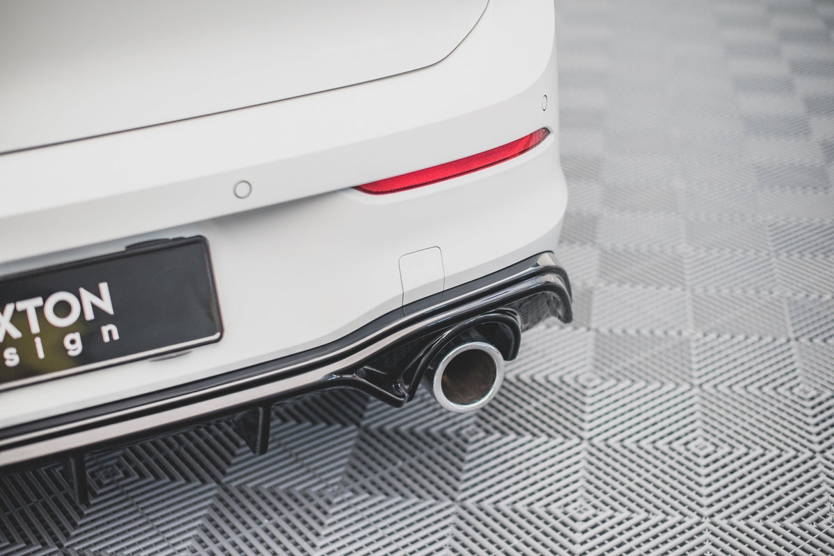 Diffusor Heck Ansatz V.2 passend für VW Golf GTI Mk8 schwarz Hochglanz – Ansicht 7