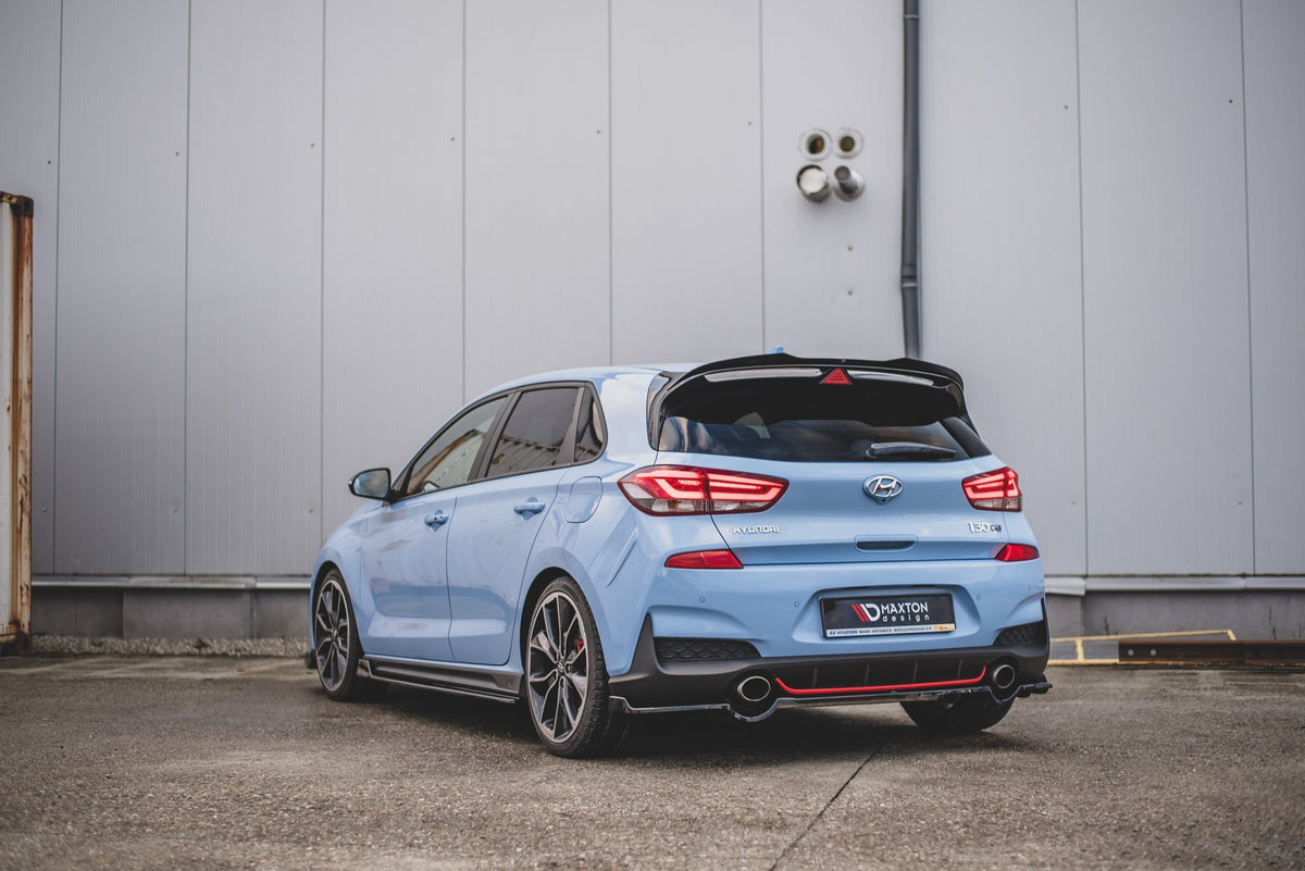 Heckansatz Hyundai I30 N Mk3 Hatchback schwarz Hochglanz – Ansicht 5