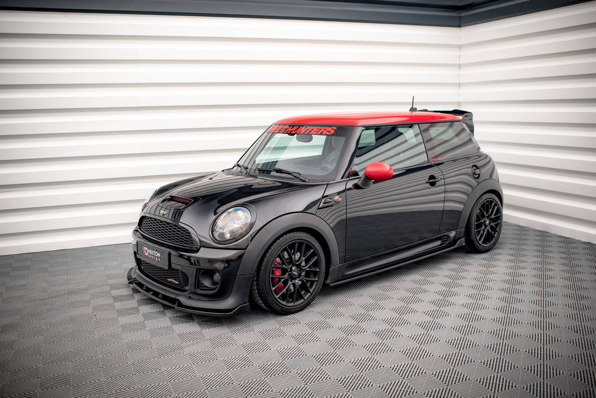 Street+ Seitenschweller Leisten V.2 passend für Mini Cooper John Cooper Works R56 schwarz Hochglanz – Ansicht 4