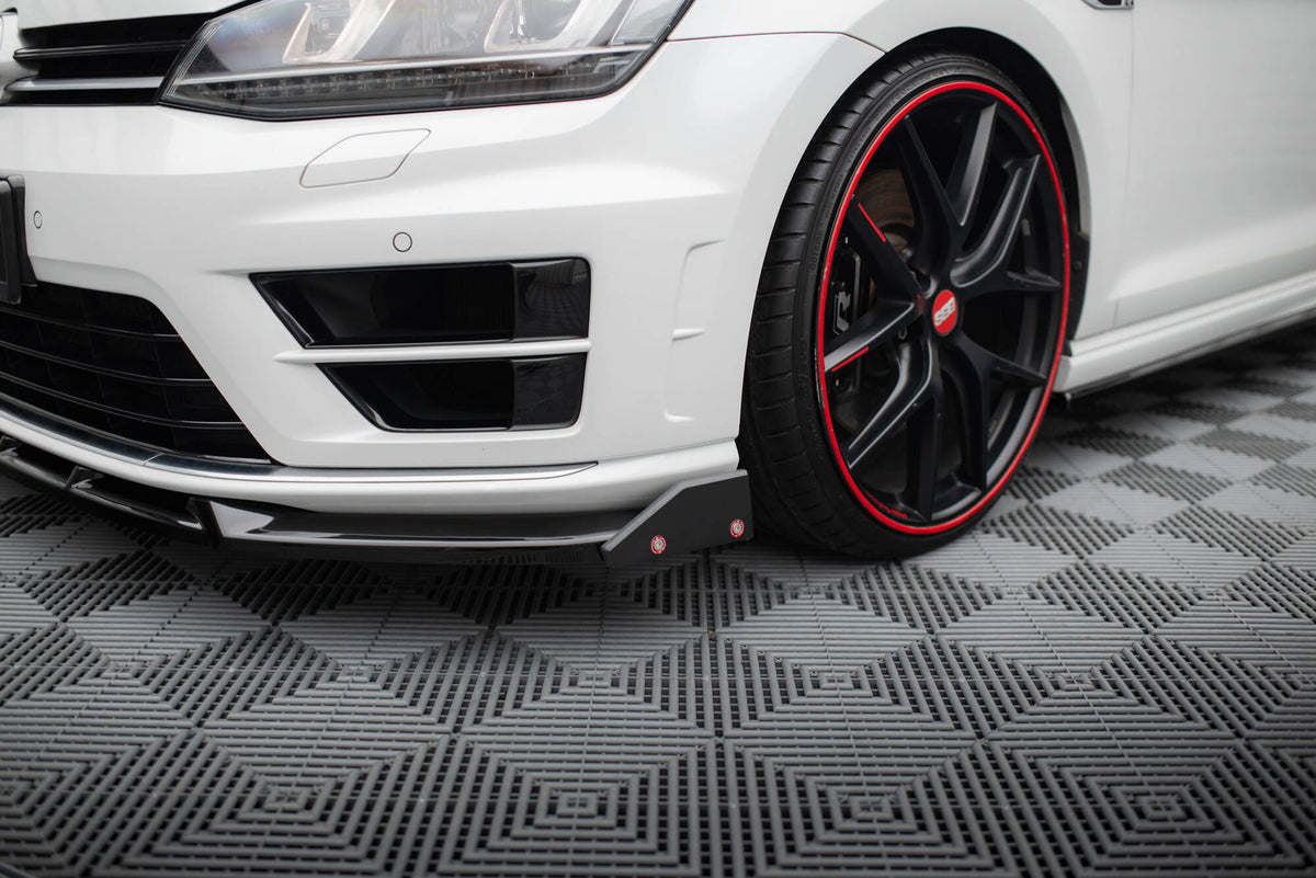 Street+ Spoilerlippe Front Ansatz V.5 + Flaps passend für VW Golf R / R-Line Mk7 – Ansicht 5