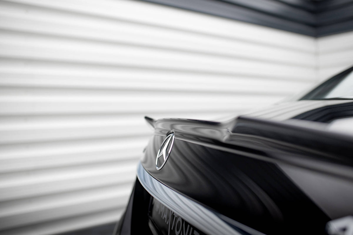 Heckspoiler Lippe 3D Mercedes-Benz S W222 / W222 Facelift schwarz Hochglanz – Ansicht 4