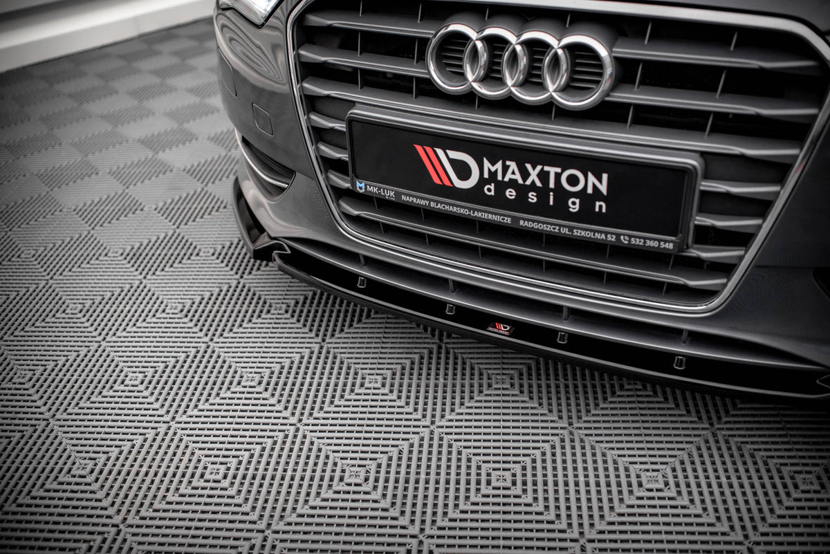 Street+ Spoilerlippe Front Ansatz passend für Audi A3 Sportback 8V schwarz Hochglanz – Ansicht 3