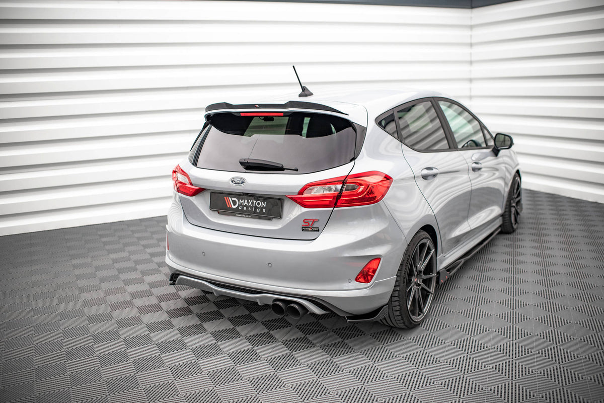 Heck Ansatz Flaps Diffusor V.1 passend für Ford Fiesta ST Mk8 schwarz Hochglanz – Ansicht 5