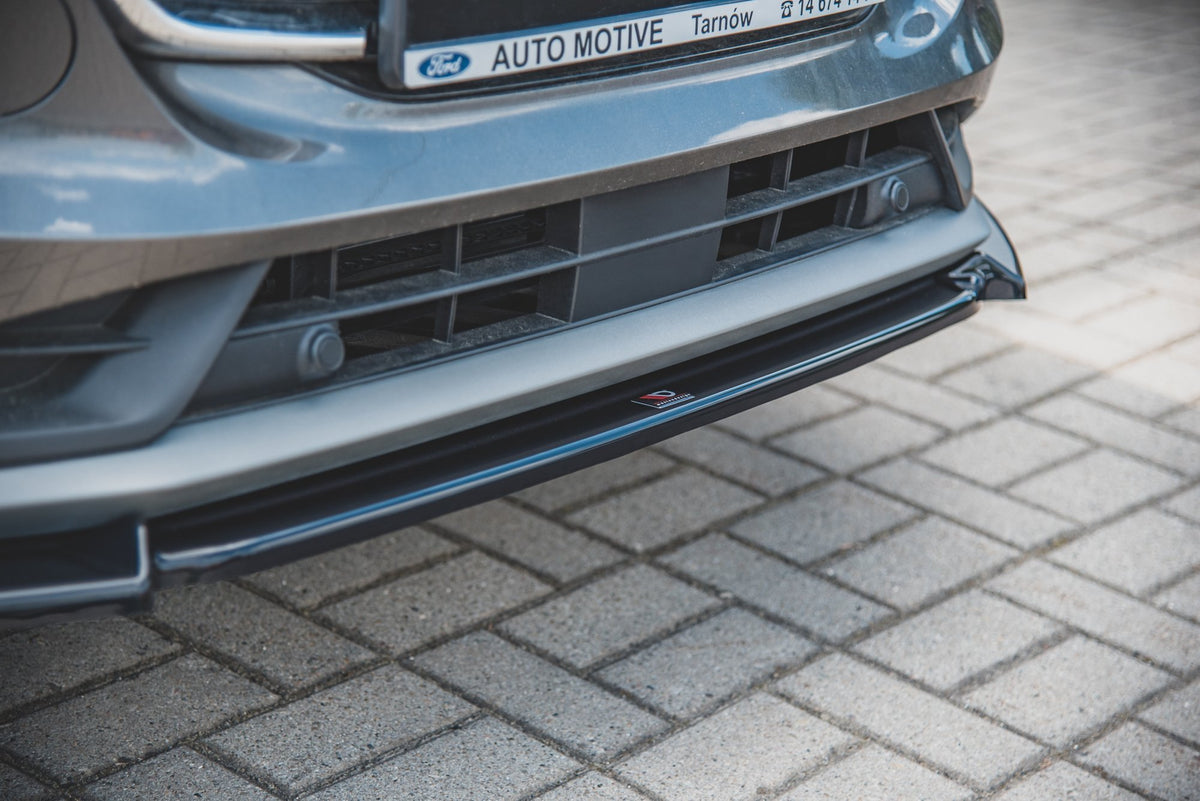 Street+ Spoilerlippe Front Ansatz passend für Ford Puma Mk1 schwarz Hochglanz – Ansicht 4