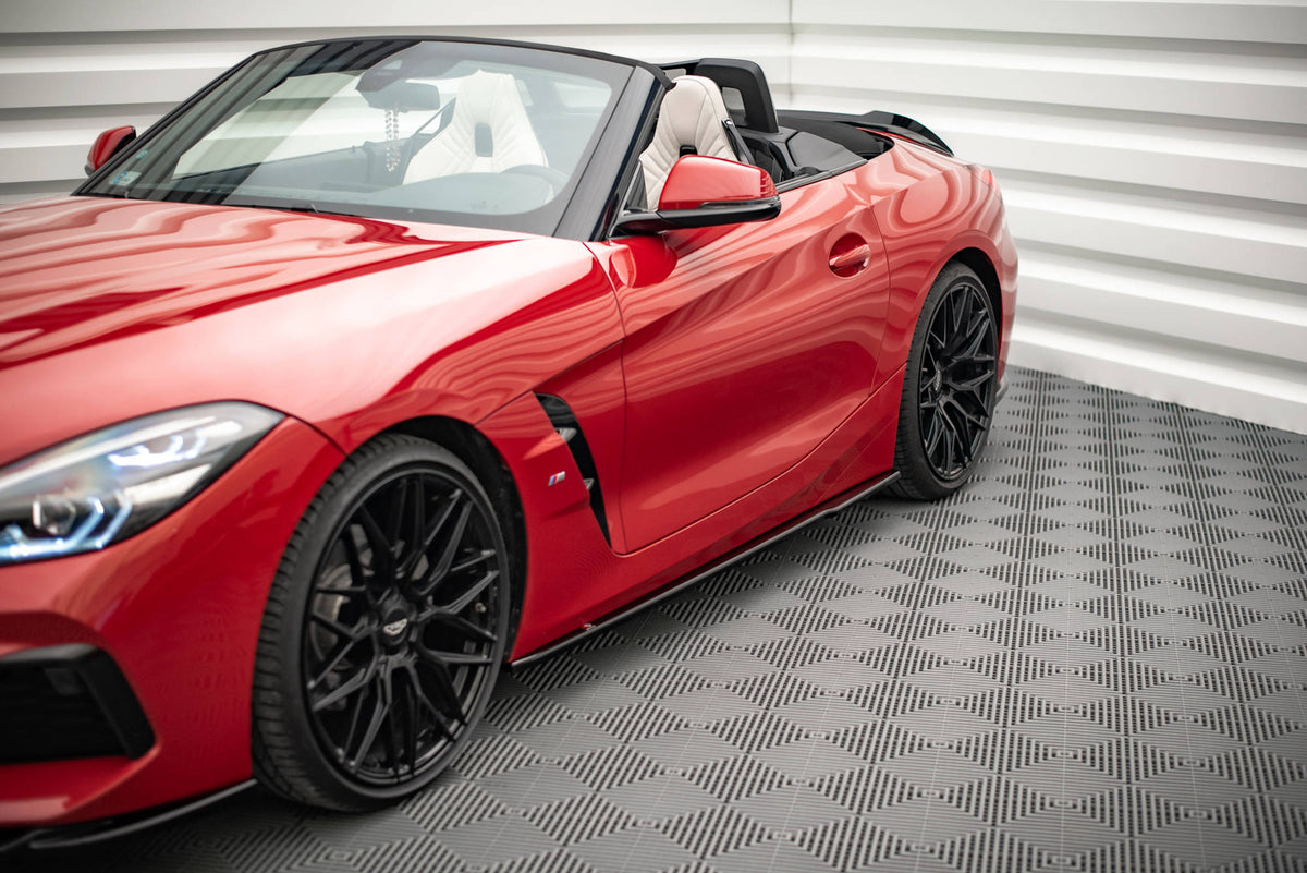 Street+ Seitenschweller Leisten passend für BMW Z4 M-Paket G29 schwarz Hochglanz – Ansicht 1