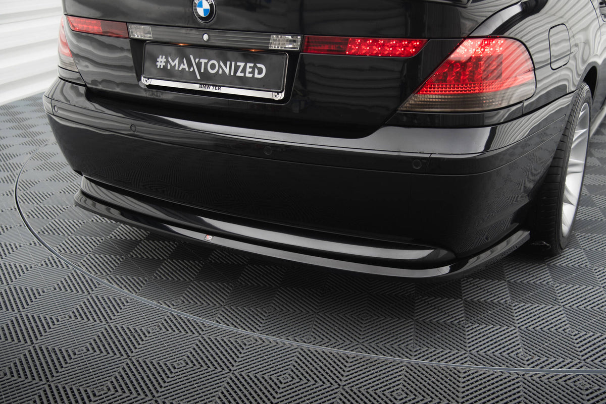 Heckansatz BMW 7 E65 schwarz Hochglanz – Ansicht 3