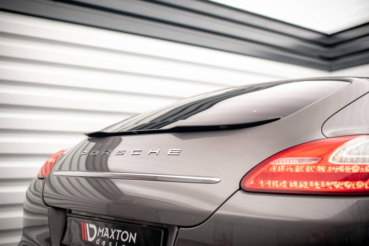 Heckspoiler Lippe Porsche Panamera / Panamera Diesel 970 schwarz Hochglanz – Ansicht 1
