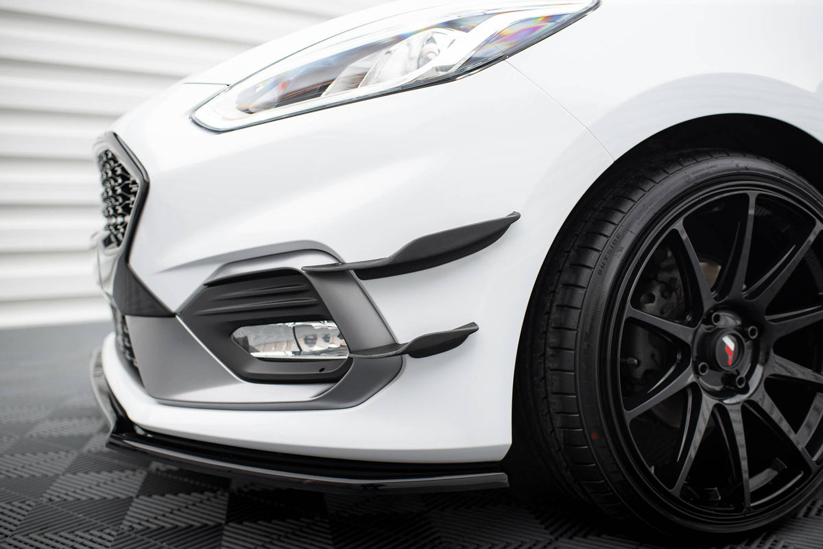 Stoßstangen Flaps Wings vorne Canards passend für V.2 Ford Fiesta Mk8 ST / ST-Line – Ansicht 1